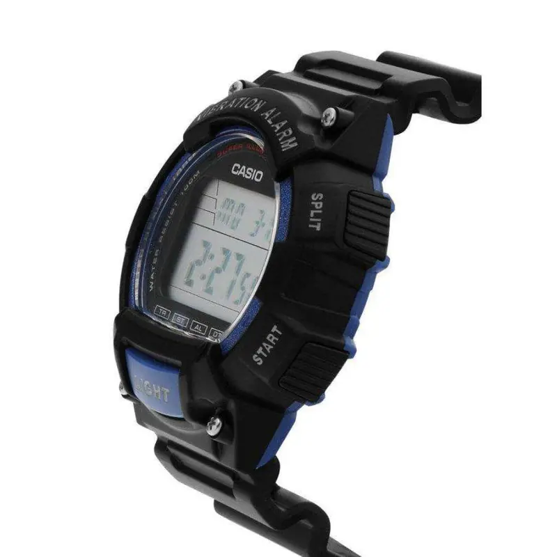 Casio General Digital Blue Resin Strap Men Watch W-736H-2Avdf-P 2