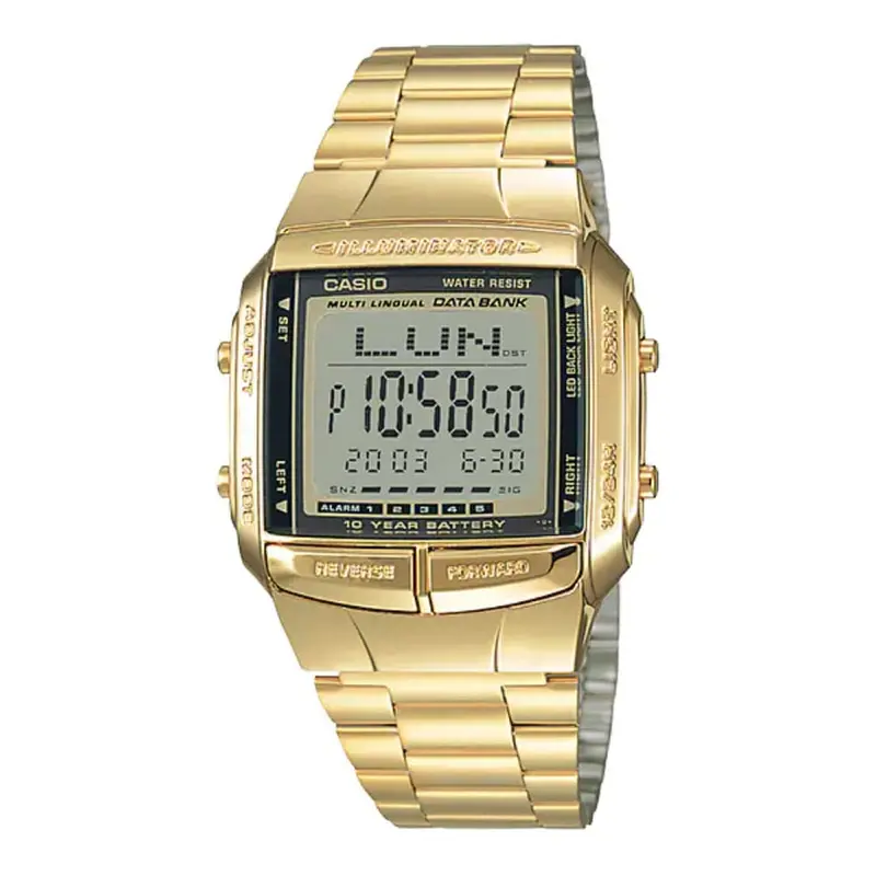 Casio General Digital Gold Stainless Steel Strap Men Watch Db-360G-9Avdf-P 1