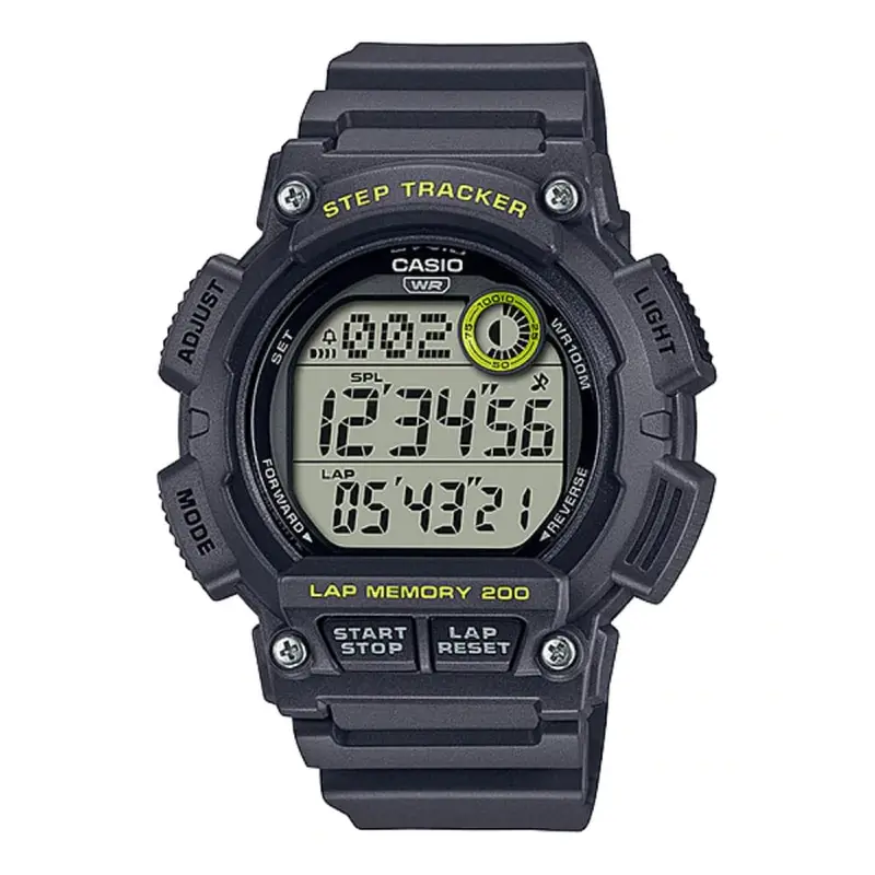 Casio General Digital Gray Resin Strap Men Watch Ws-2100H-8Avdf-P 1