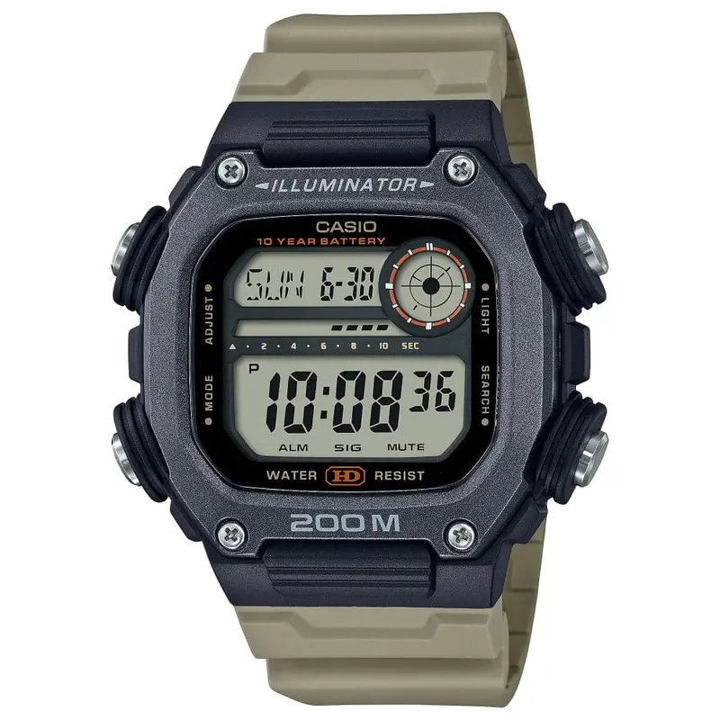 Casio General Digital Khaki Strap Men Watch Dw-291Hx-5Avdf-P 1