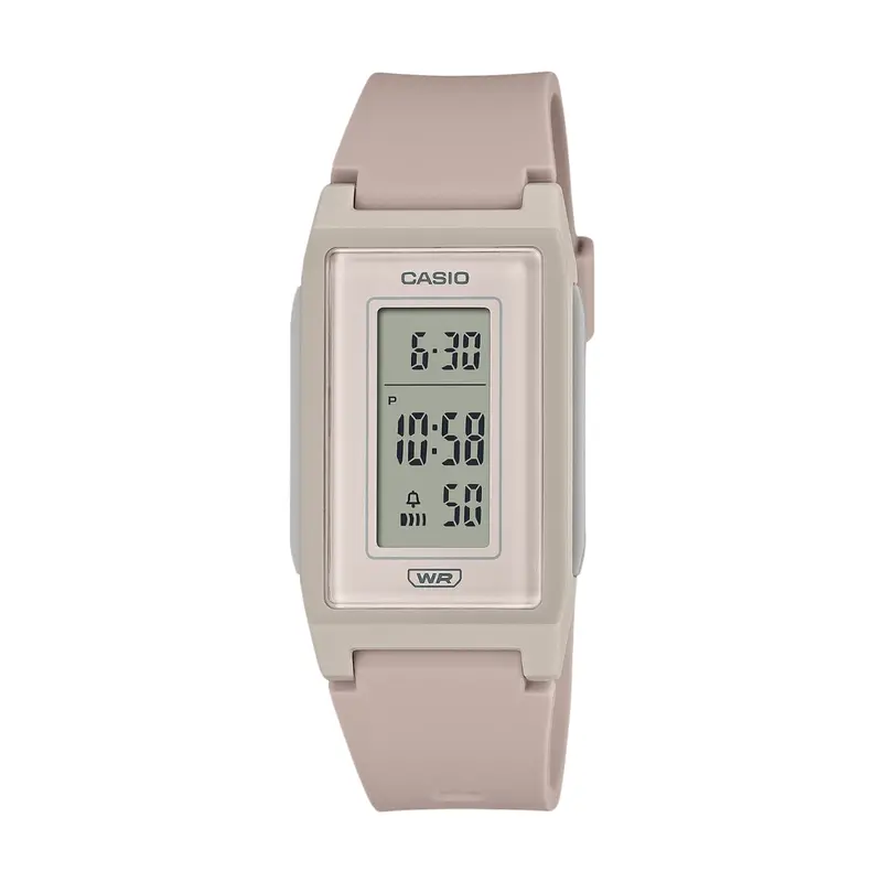 Casio General Digital Pink Resin Strap Women Watch Lf-10Wh-4Df 1
