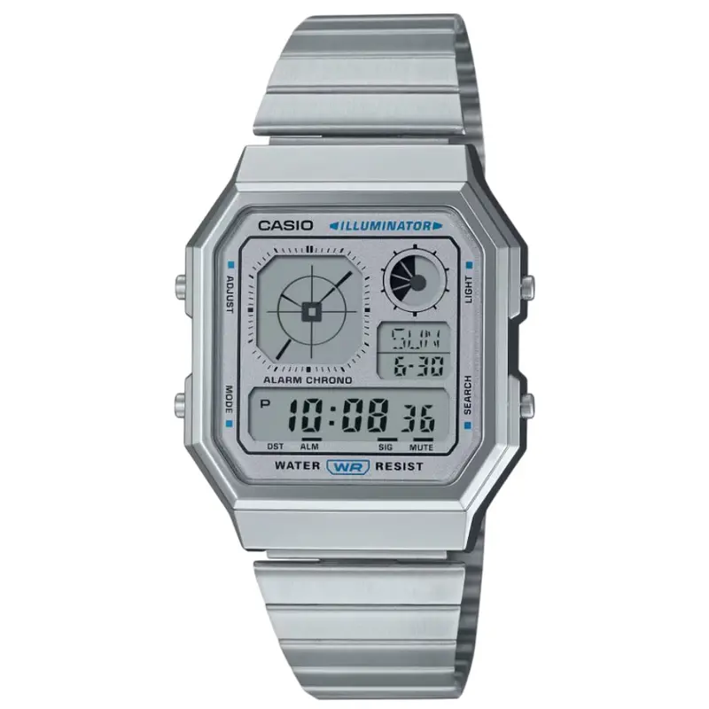 Casio General Digital Resin Strap Men Watch A130we-7Adf 1