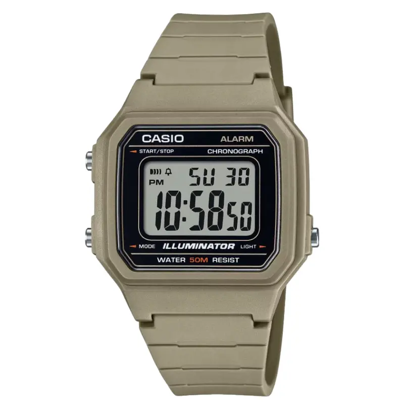 Casio General Digital Resin Strap Men Watch W-217H-5Avdf 1
