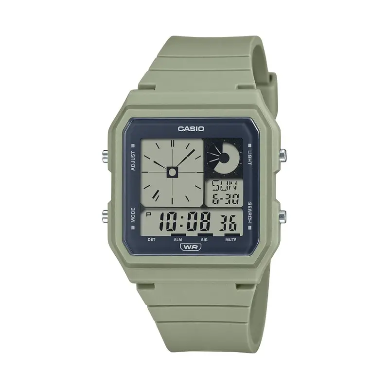 Casio General Digital Resin Strap Unisex Watch Lf-20W-3A-P 1