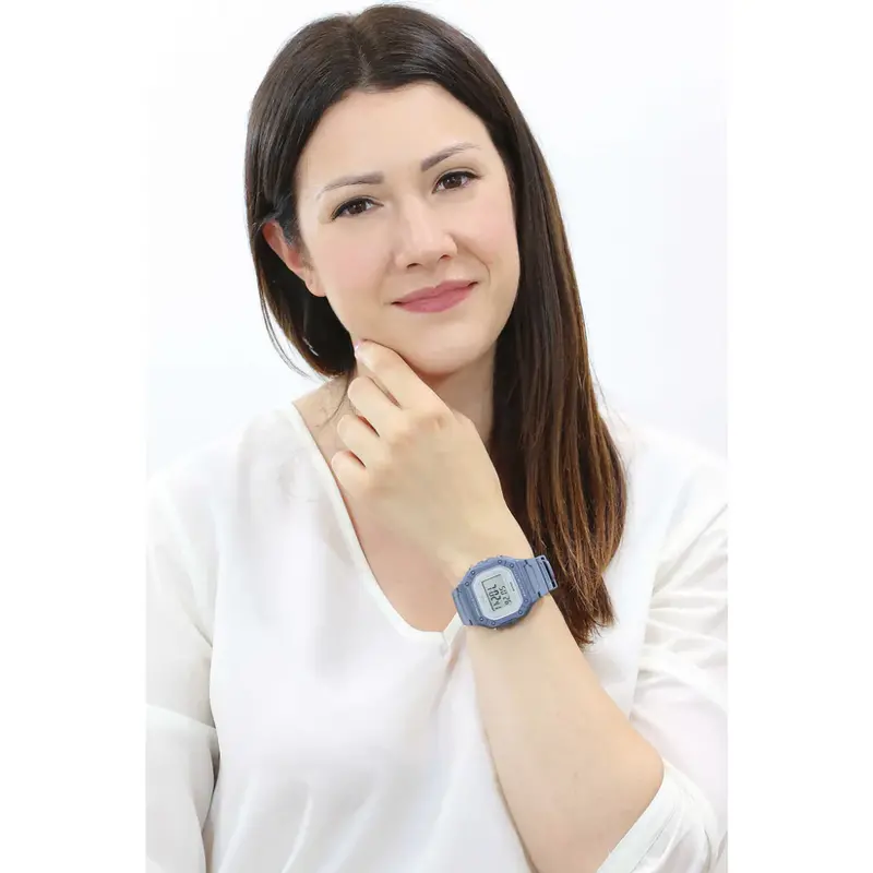 Casio General Digital Resin Strap Women Watch W-218Hc-2Avdf-P 2
