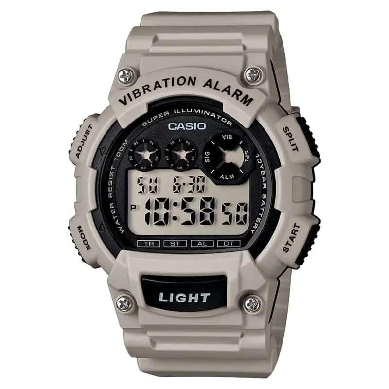 Casio General Digital White Resin Strap Men Watch W-735H-8A2vdf-P 1