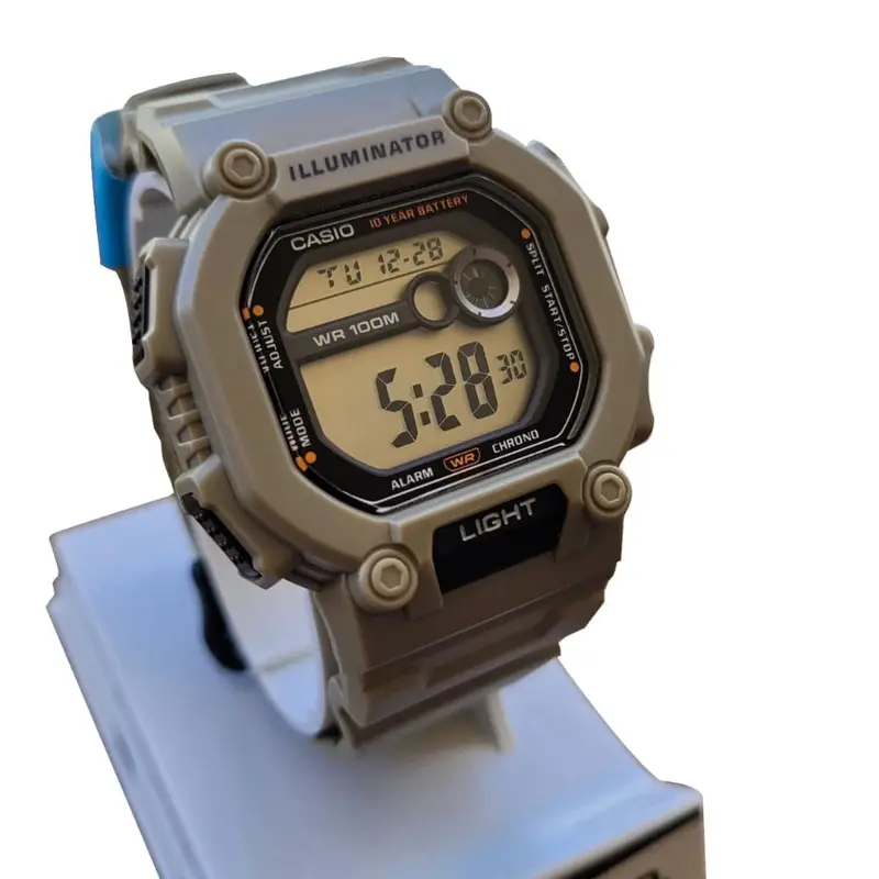 Casio General Digital White Resin Strap Unisex Watch W-737Hx-5Avdf-P 2