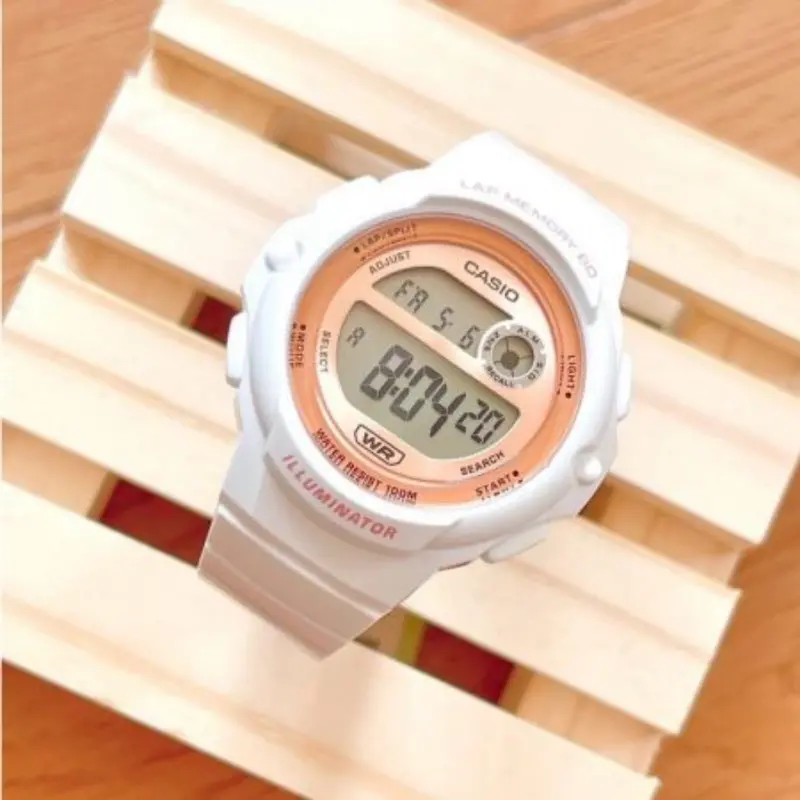 Casio General Digital White Resin Strap Women Watch Lws-1200H-7A2vdf-P 2