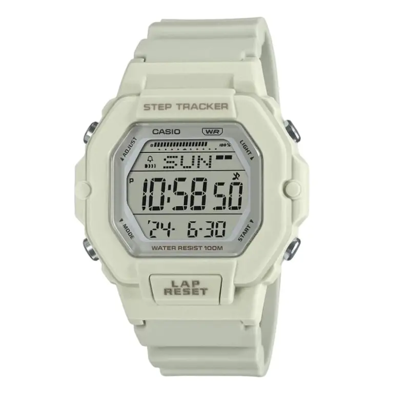 Casio General Digital White Resin Strap Women Watch Lws-2200H-8Avdf-P 1