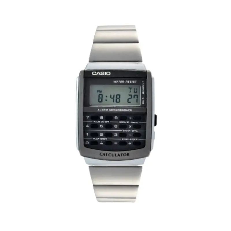 Casio General Digital With Silver Stainless Steel Strap Men Watch Ca-506-1Df-P 2