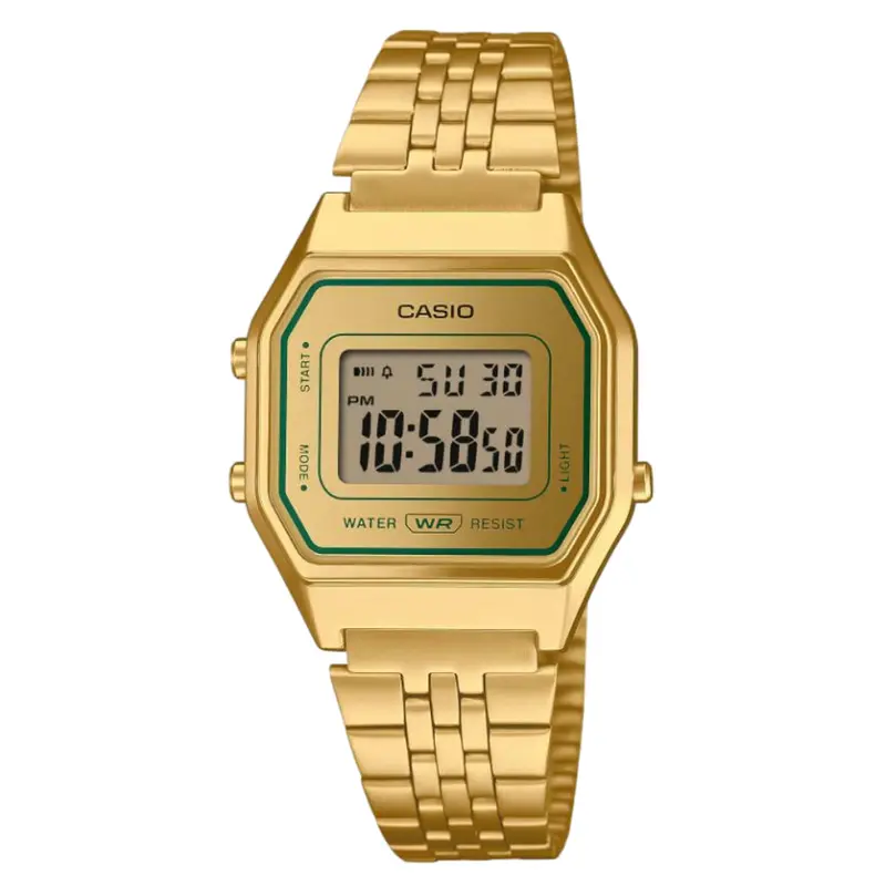 Casio General Gold Stainless Steel Strap Women Watch La680wegv-9Adf 1