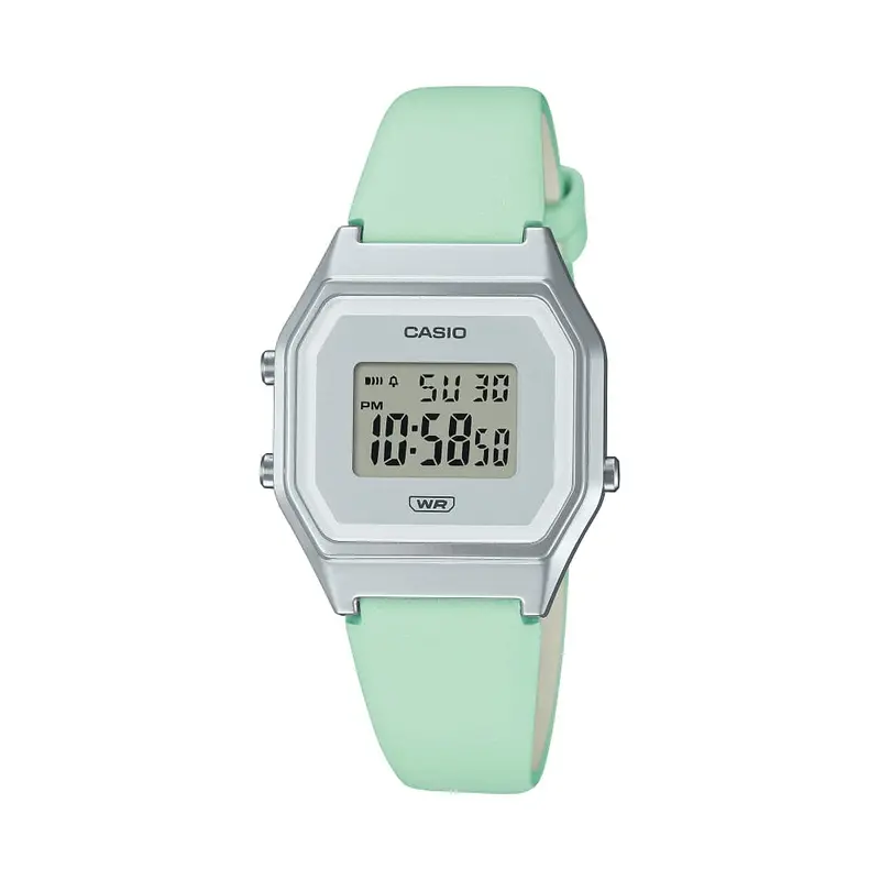 Casio General Green Resin Strap Women Watch La680wel-3Df-P 1