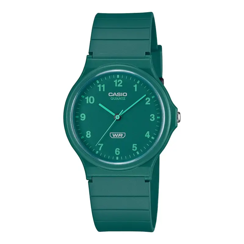Casio General Green Resin Unisex Watch Mq-24B-3Bdf 1