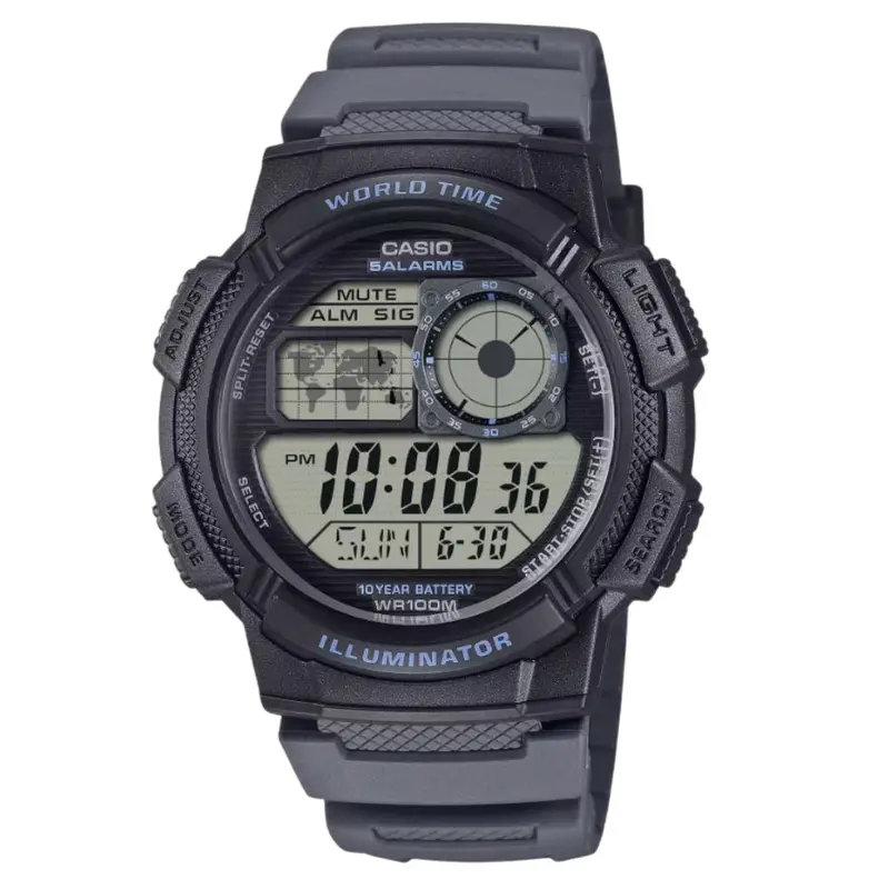 Casio General Grey Resin Strap Men Watch Ae-1000W-8Avdf-P 1