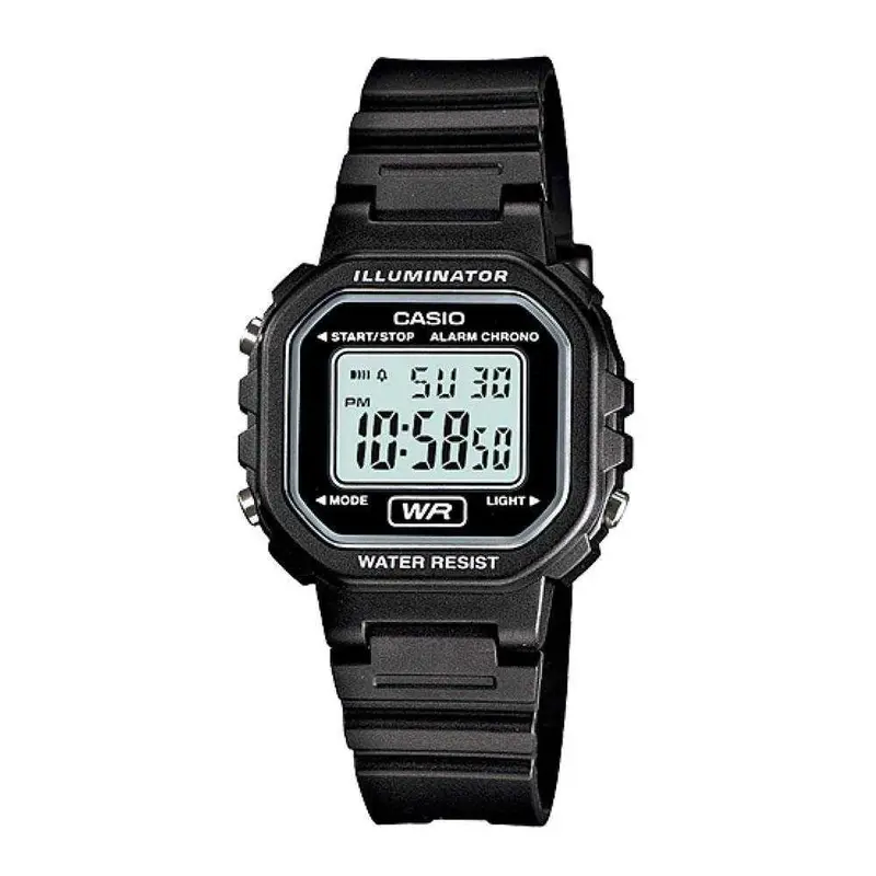 Casio General La-20Wh-1Adf Digital Quartz Black Resin Unisex's Watch 1