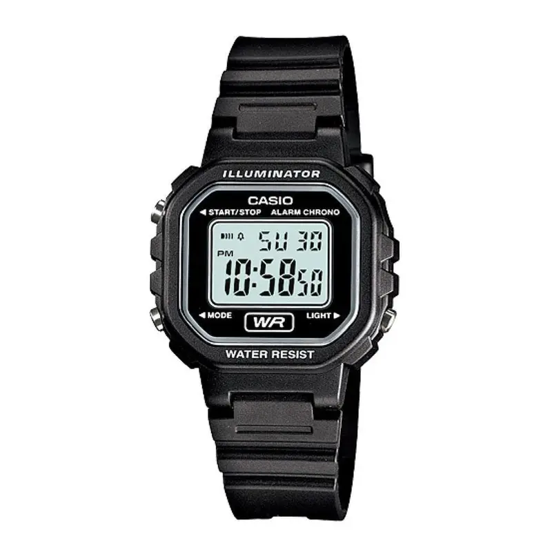 Casio General La-20Wh-1Adf-P Digital Quartz Black Resin Unisex's Watch 1
