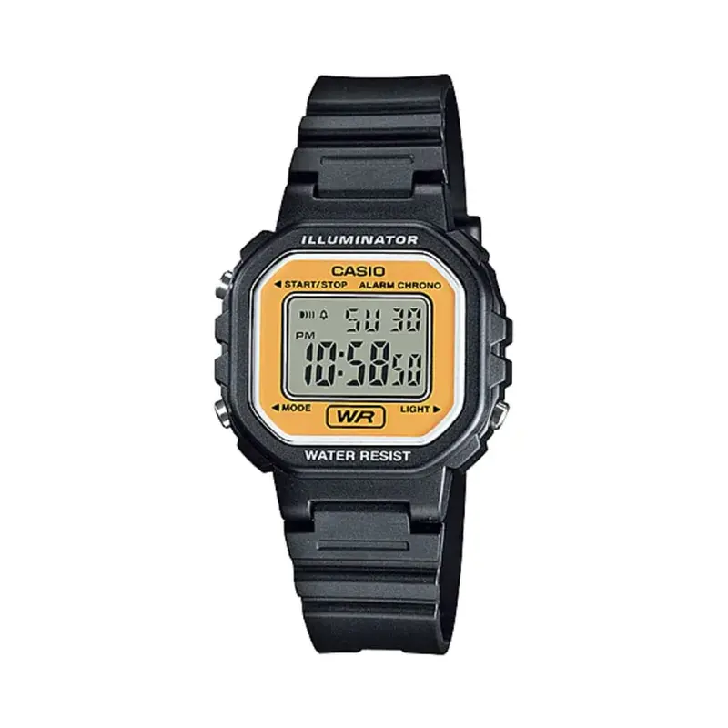 Casio General La-20Wh-9Adf Black Resin Strap Unisex Watch 1