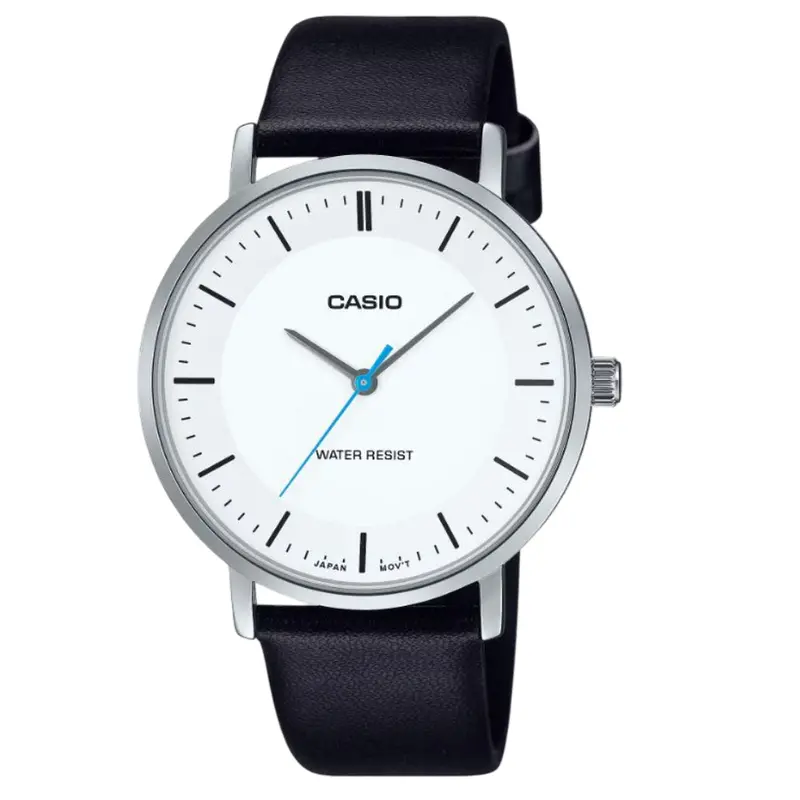 Casio General Leather Strap Unisex Watch Mtp-Vt04l Series 1