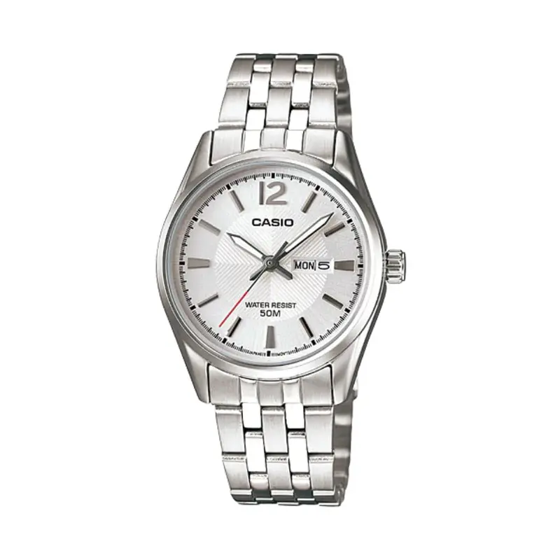 Casio General Ltp-1335D-7Avdf-P Quartz Silver Stainless Steel Women's Watch 1