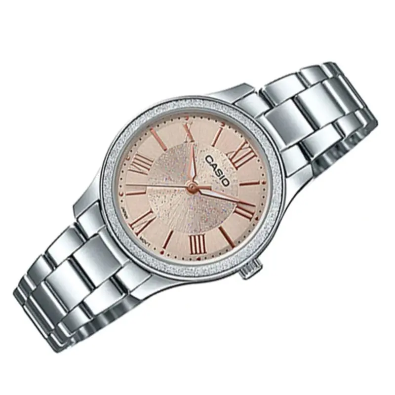 Casio General Ltp-E164d-9Adf Analog Silver Stainless Steel Band Women's Watch 2