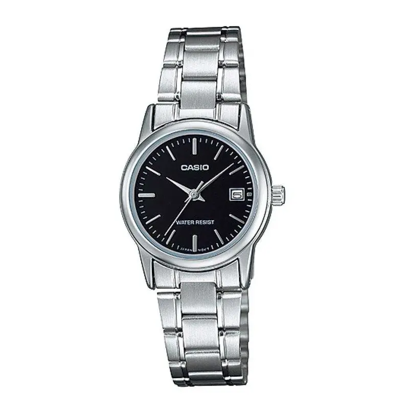 Casio General Ltp-V002d-1Audf Quartz Silver Stainless Steel Women's Watch 1