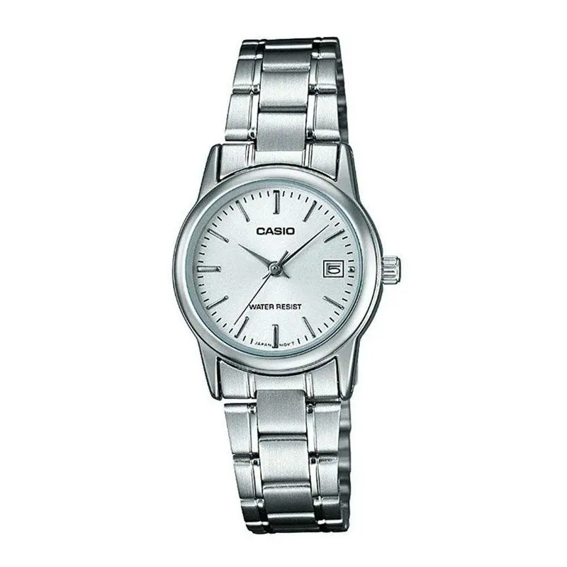 Casio General Ltp-V002d-7Audf Quartz Silver Stainless Steel Women's Watch 1