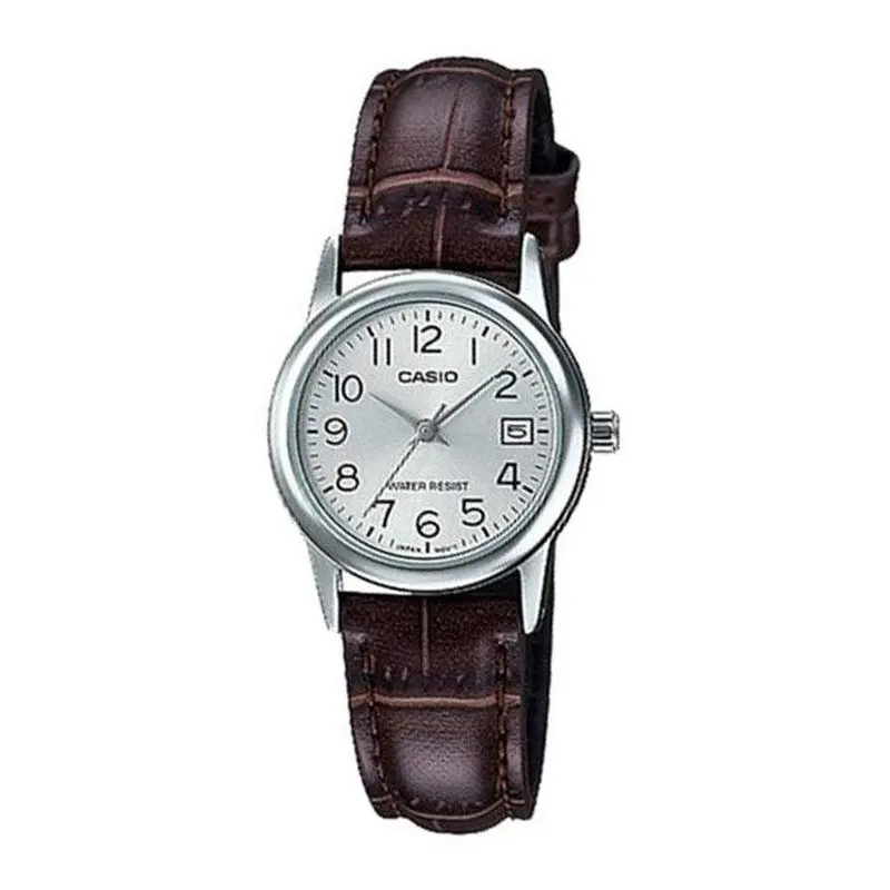 Casio General Ltp-V002l-7B2udf Brown Leather Strap Women's Watch 1