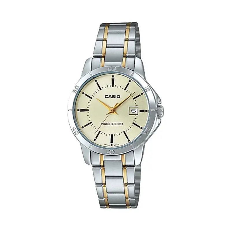 Casio General Ltp-V004sg-9Audf-P Stainless Steel Women Watch 1