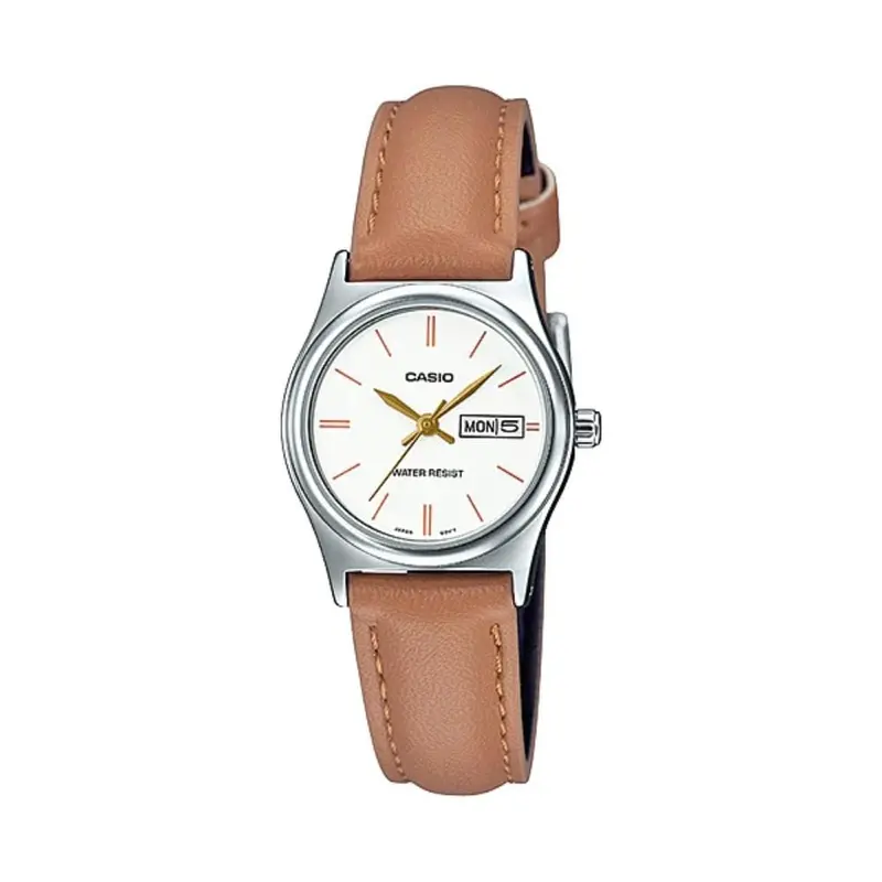 Casio General Ltp-V006l-7B2udf Leather Strap Women's Watch 1