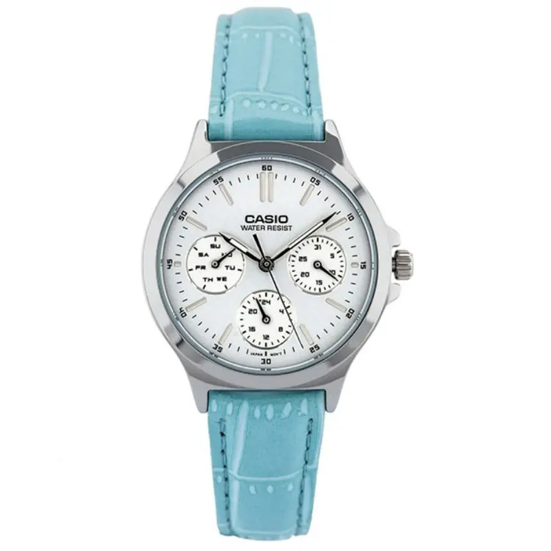 Casio General Ltp-V300l-2Audf-P Leather Women Watch 1
