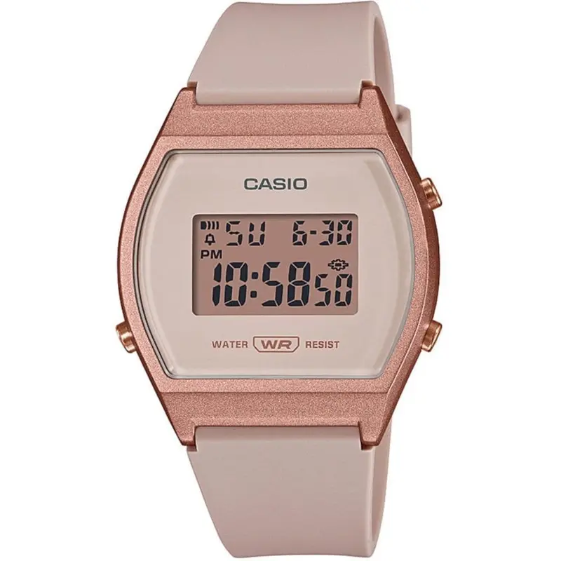 Casio General Lw-204-4Adf Pink Silicon Strap Women's Watch 1