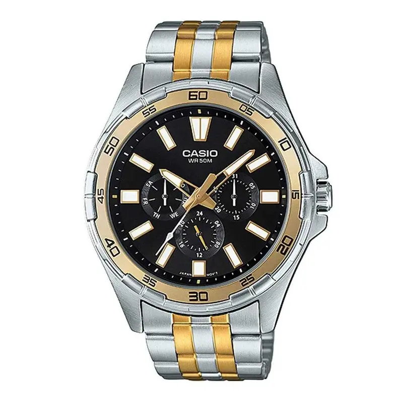 Casio General Mtd-300Sg-1Avdf Quartz Two Tone Stainless Steel Men's Watch 1