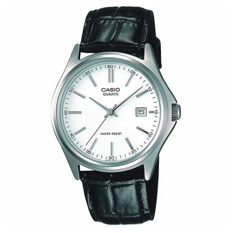 Casio General Mtp-1183E-7Adf Black Leather Men's Watch 1