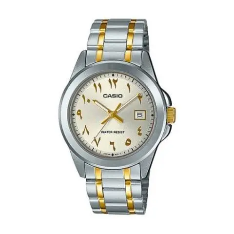 Casio General Mtp-1215Sg-7B3df Champagne Gold Dial Two-Tone Bracelet Unisex's Watch 1