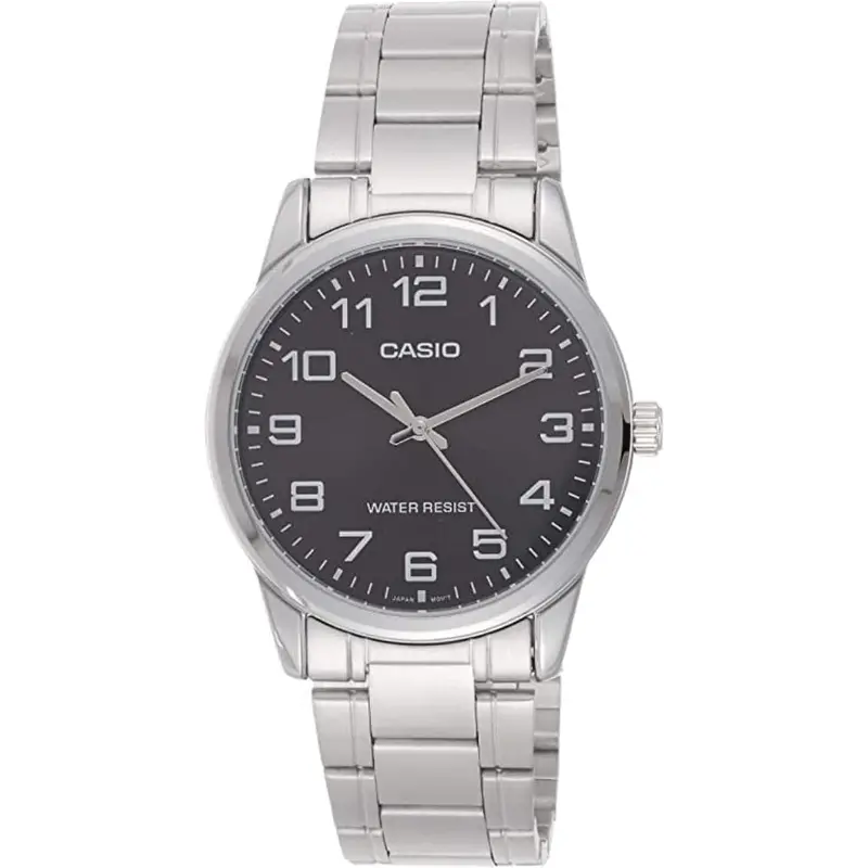 Casio General Mtp-V001d-1Budf-P Silver Stainless Steel Men Watch 1
