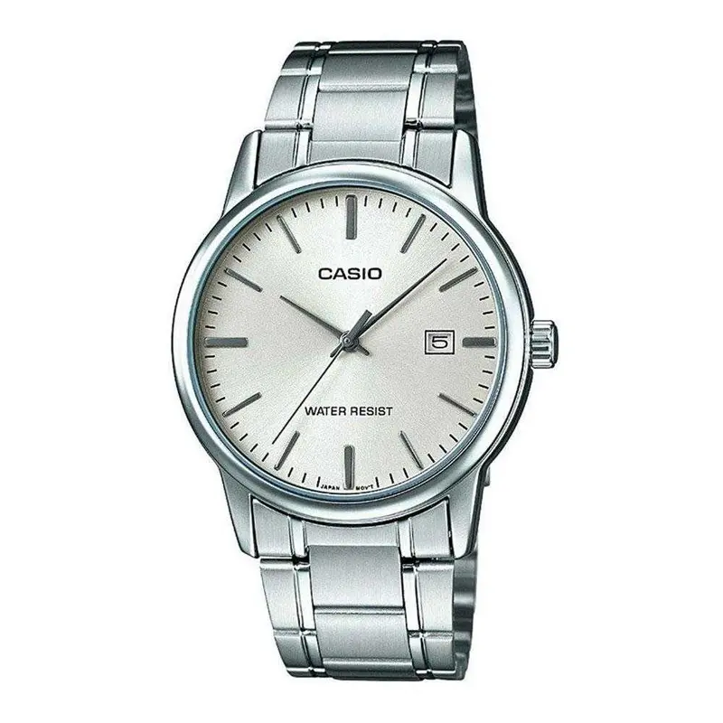 Casio General Mtp-V002d-7Audf Quartz Silver Stainless Steel Men's Watch 1