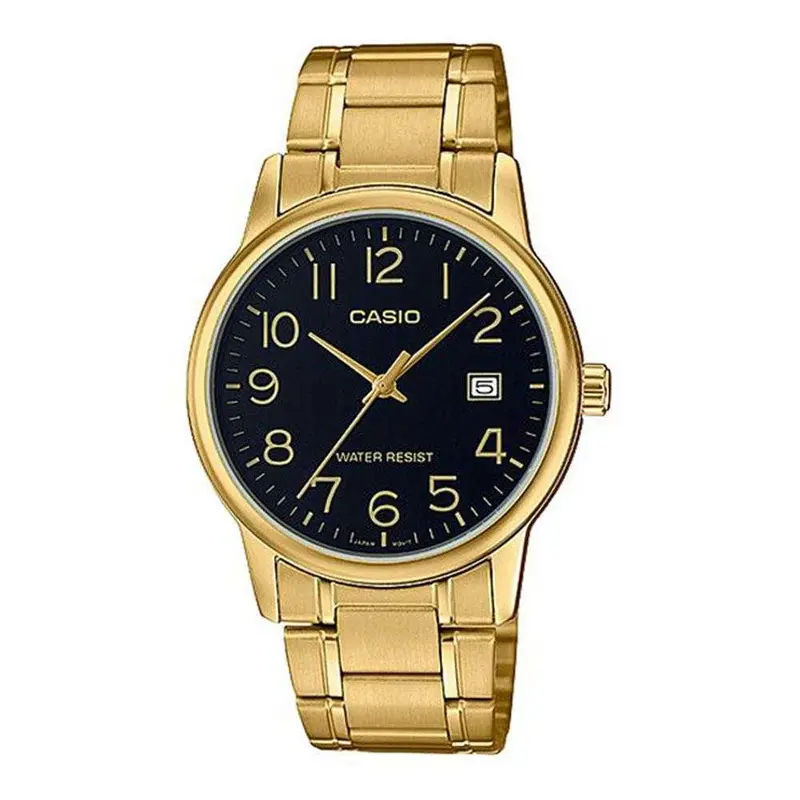 Casio General Mtp-V002g-1Budf Gold Stainless Steel Men's Watch 1
