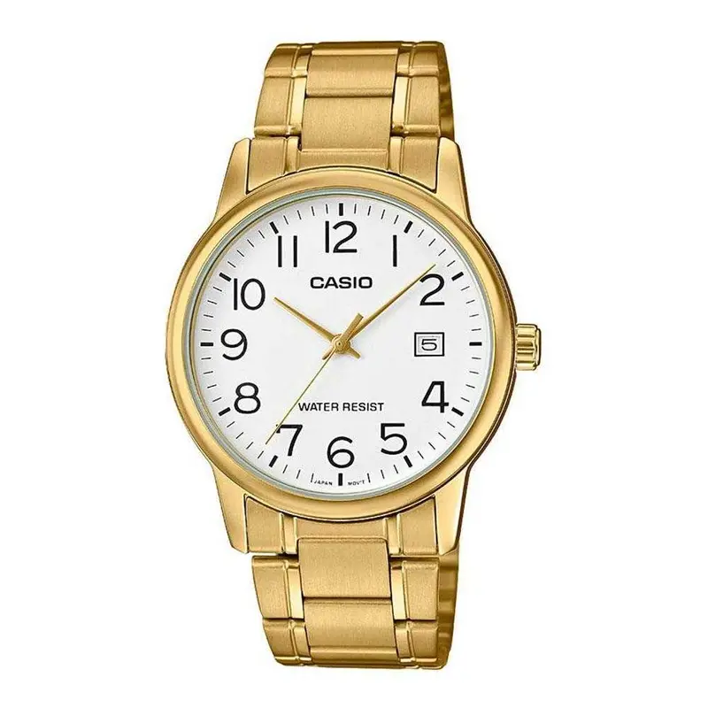 Casio General Mtp-V002g-7B2udf Gold Stainless Steel Men's Watch 1