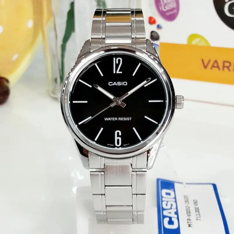 Casio General Mtp-V005d-1Budf-P Silver Stainless Steel Men Watch 2