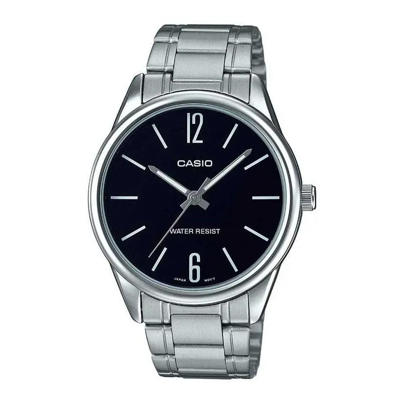 Casio General Mtp-V005d-1Budf Quartz Silver Stainless Steel Men's Watch 1