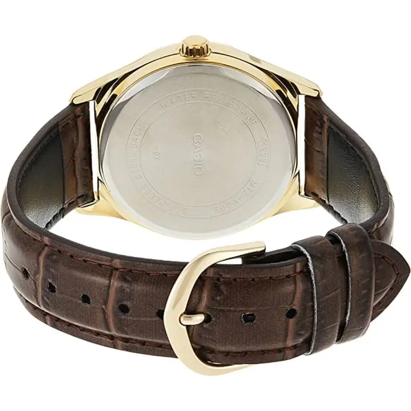 Casio General Mtp-V006gl-7Budf-P Brown Leather Men Watch 2