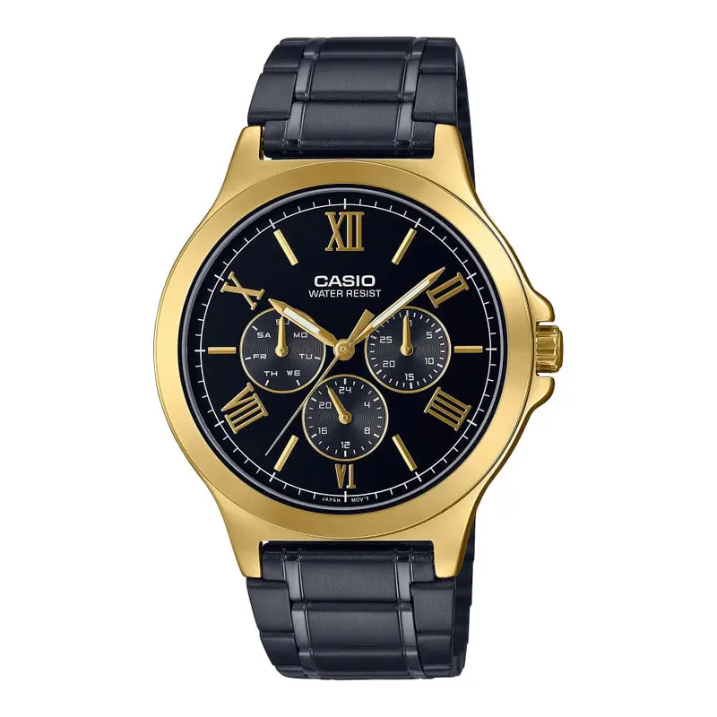 Casio General Mtp-V300gb-1Audf Black Stainless Steel Unisex's Watch 1