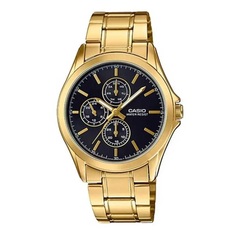 Casio General Mtp-V302g-1Audf Chronograph Gold Stainless Steel Men's Watch 1