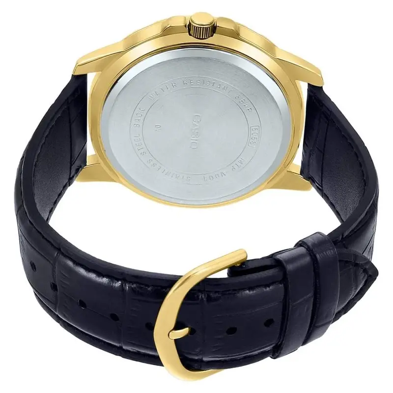 Casio General Mtp-Vd01gl-1Evudf-P Leather Strap Unisex Watch 2