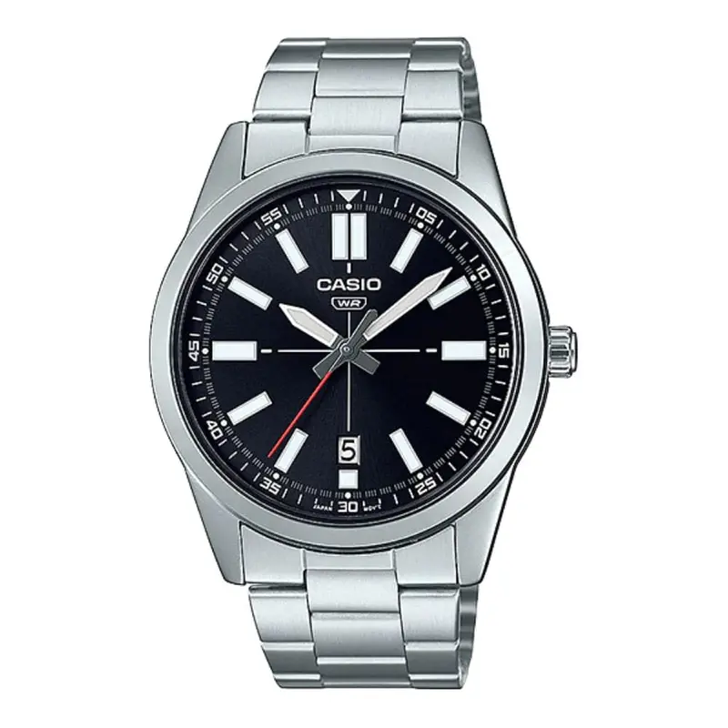 Casio General Mtp-Vd02d-1Eudf-P Stainless Steel Men Watch 1