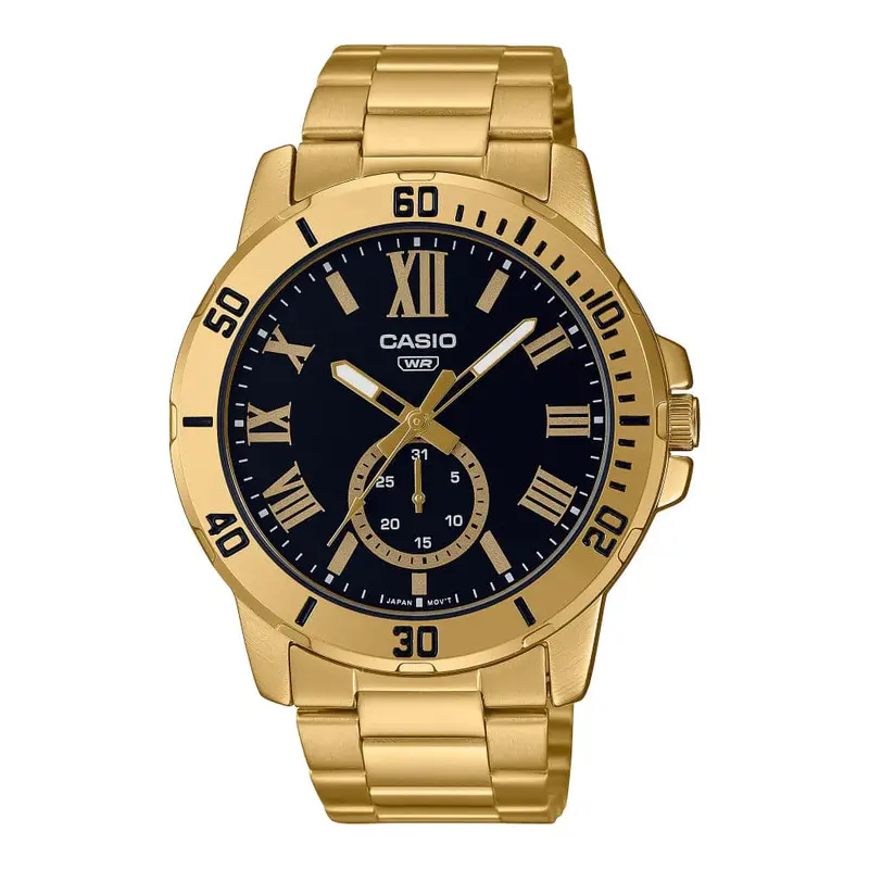 Casio General Mtp-Vd200g-1Budf-P Gold Stainless Steel Unisex Watch 1