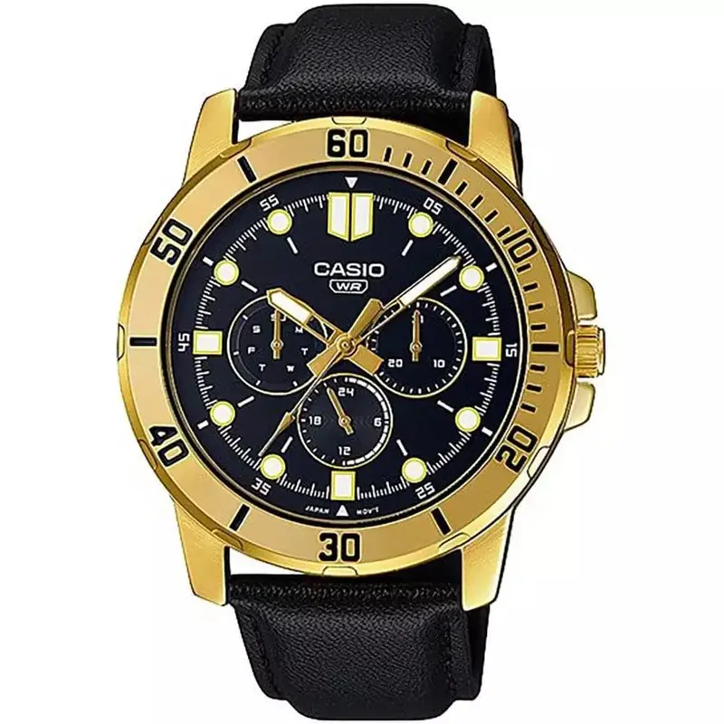 Casio General Mtp-Vd300gl-1Eudf-P Leather Men Watch 1