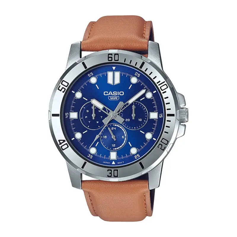 Casio General Mtp-Vd300l-2Eudf Enticer Men Analog Blue Dial  Men's Watch 1