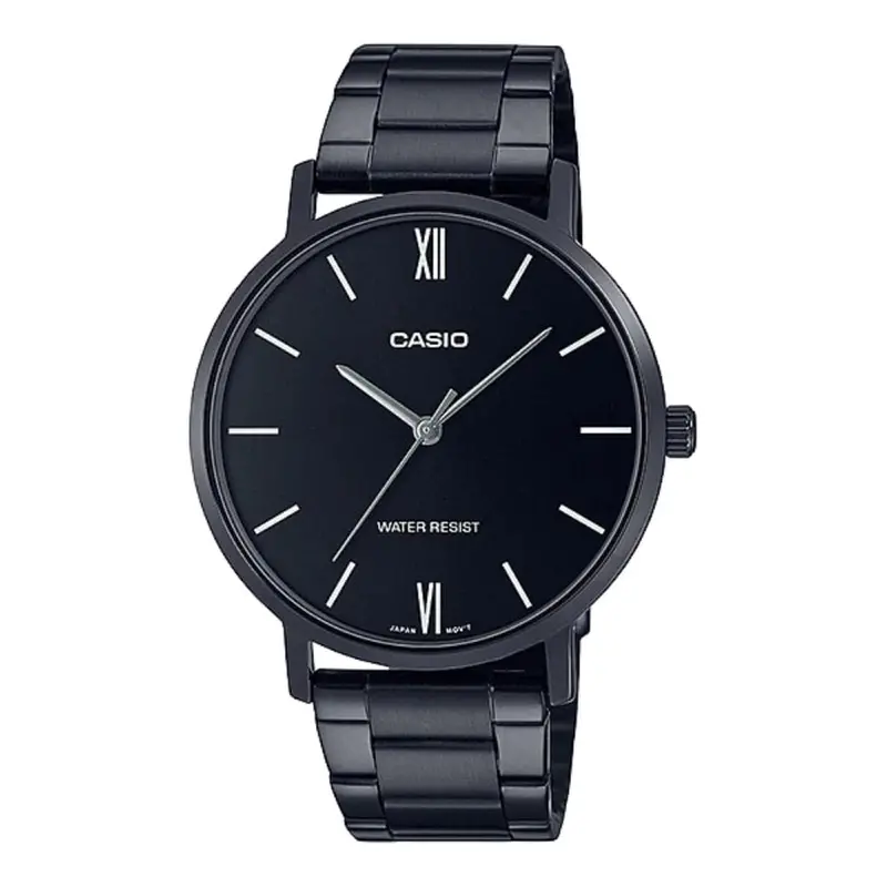 Casio General Mtp-Vt01b-1Budf Stainless Steel Men's Watch 1