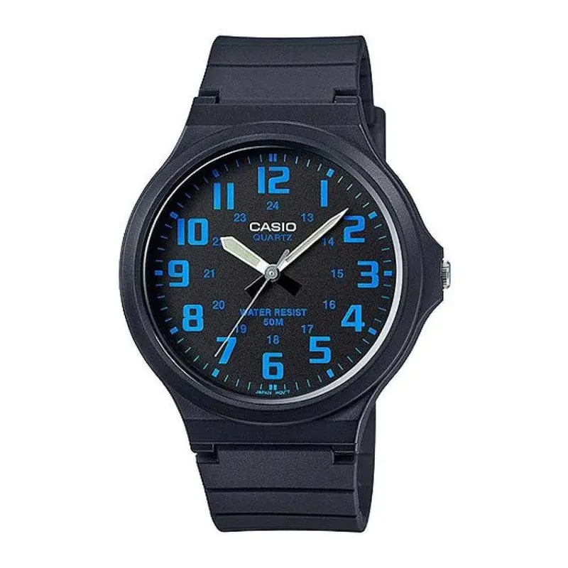 Casio General Mw-240-2Bvdf Quartz Black Resin Men's Watch 1